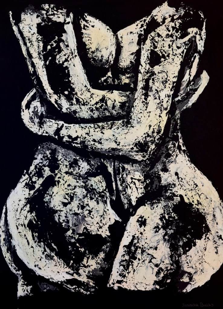 Hugg — schilderij van Juanita Buiks