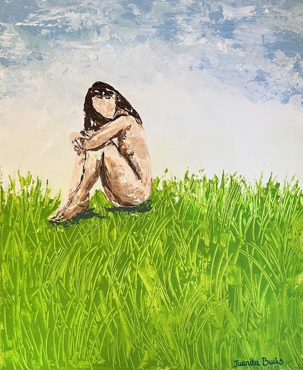 Peace in Nature - figurative artwork by Jua's Art