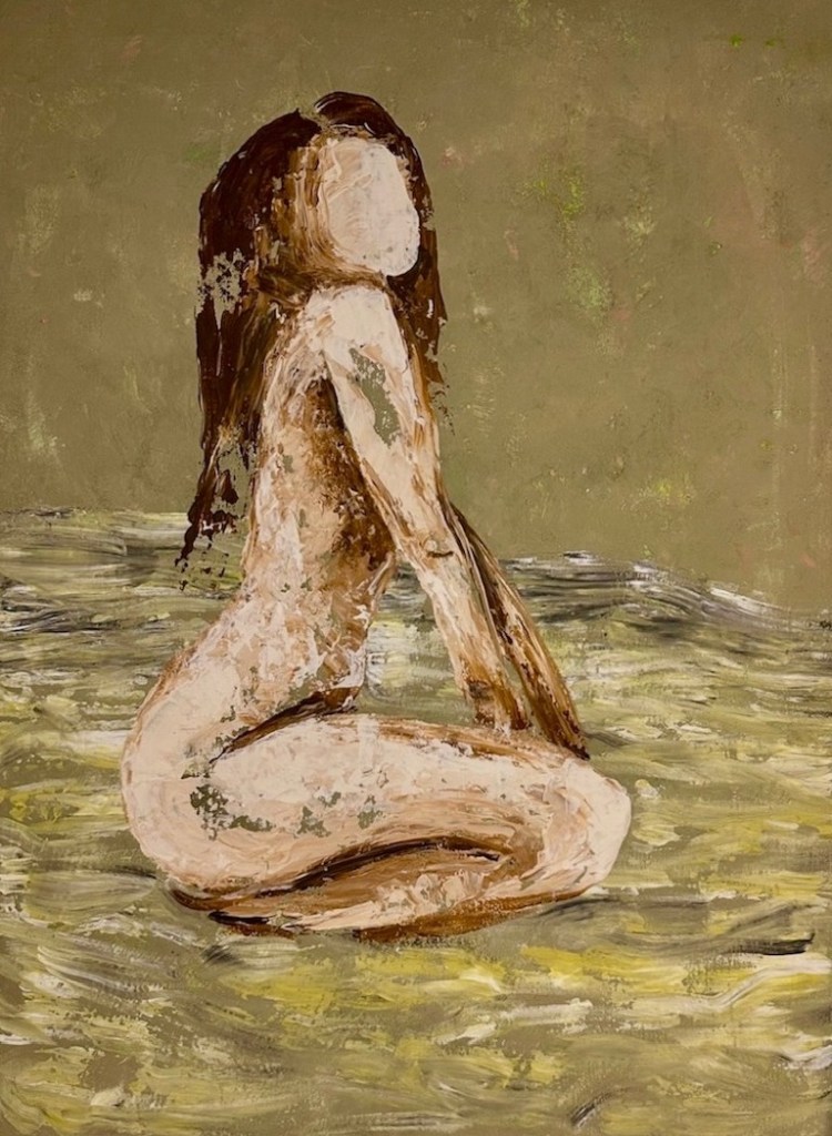 Thinking — schilderij van Juanita Buiks